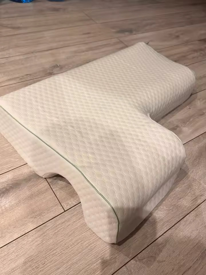 Arched Couples Cuddle Pillow – Memory Foam Comfort for Better Sleep Together