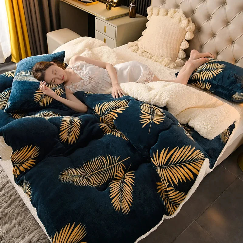 Ultra Soft Winter Warm Blanket – Thick Lamb Cashmere Feel Comfort Throw