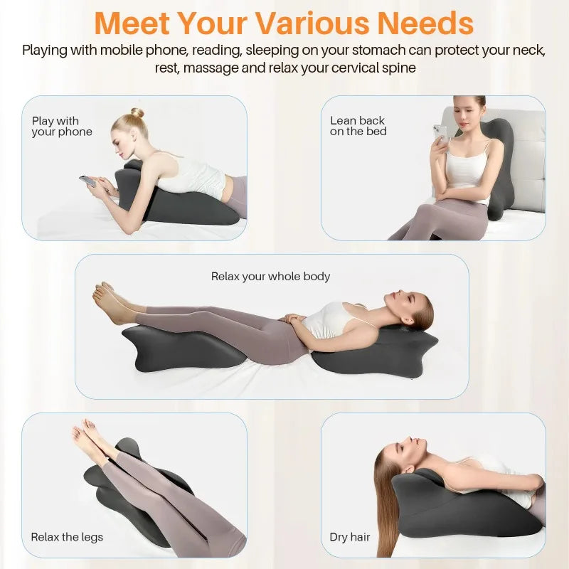 Ergonomic Memory Foam Wedge Pillow – Multi-Position Comfort & Support