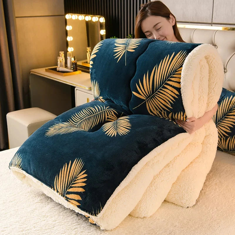 Ultra Soft Winter Warm Blanket – Thick Lamb Cashmere Feel Comfort Throw