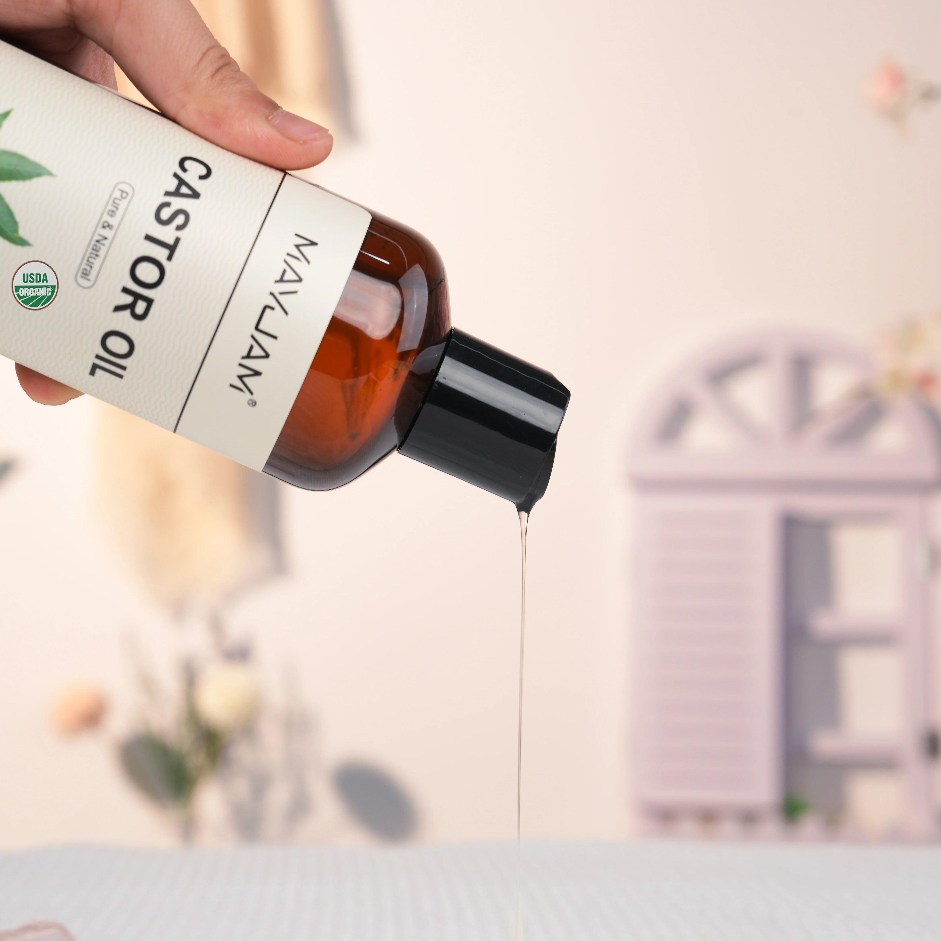 Organic Castor Oil – Deep Nourishing Beauty Oil (16 fl. oz)