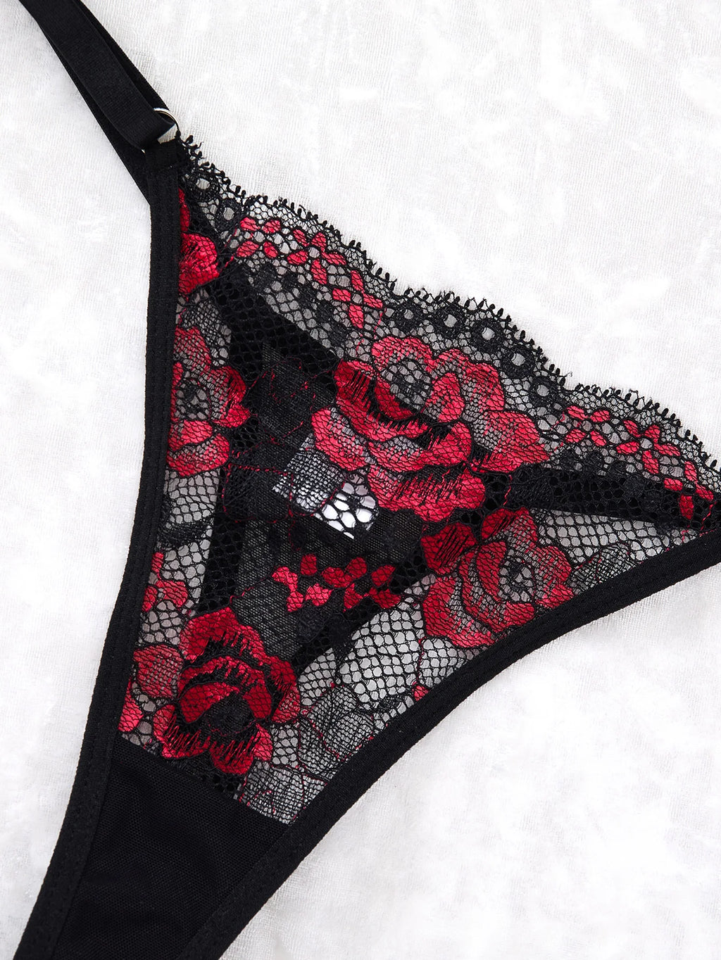 Sexy Strapless Lace Nightgown – Sheer Floral Elegant Lingerie for Women