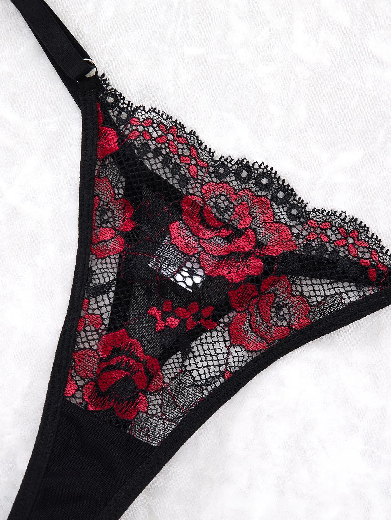 Sexy Strapless Lace Nightgown – Sheer Floral Elegant Lingerie for Women