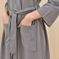 Lightweight Waffle Bathrobe – Breathable Comfort for Him & Her