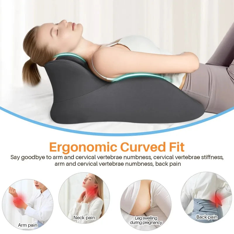 Ergonomic Memory Foam Wedge Pillow – Multi-Position Comfort & Support