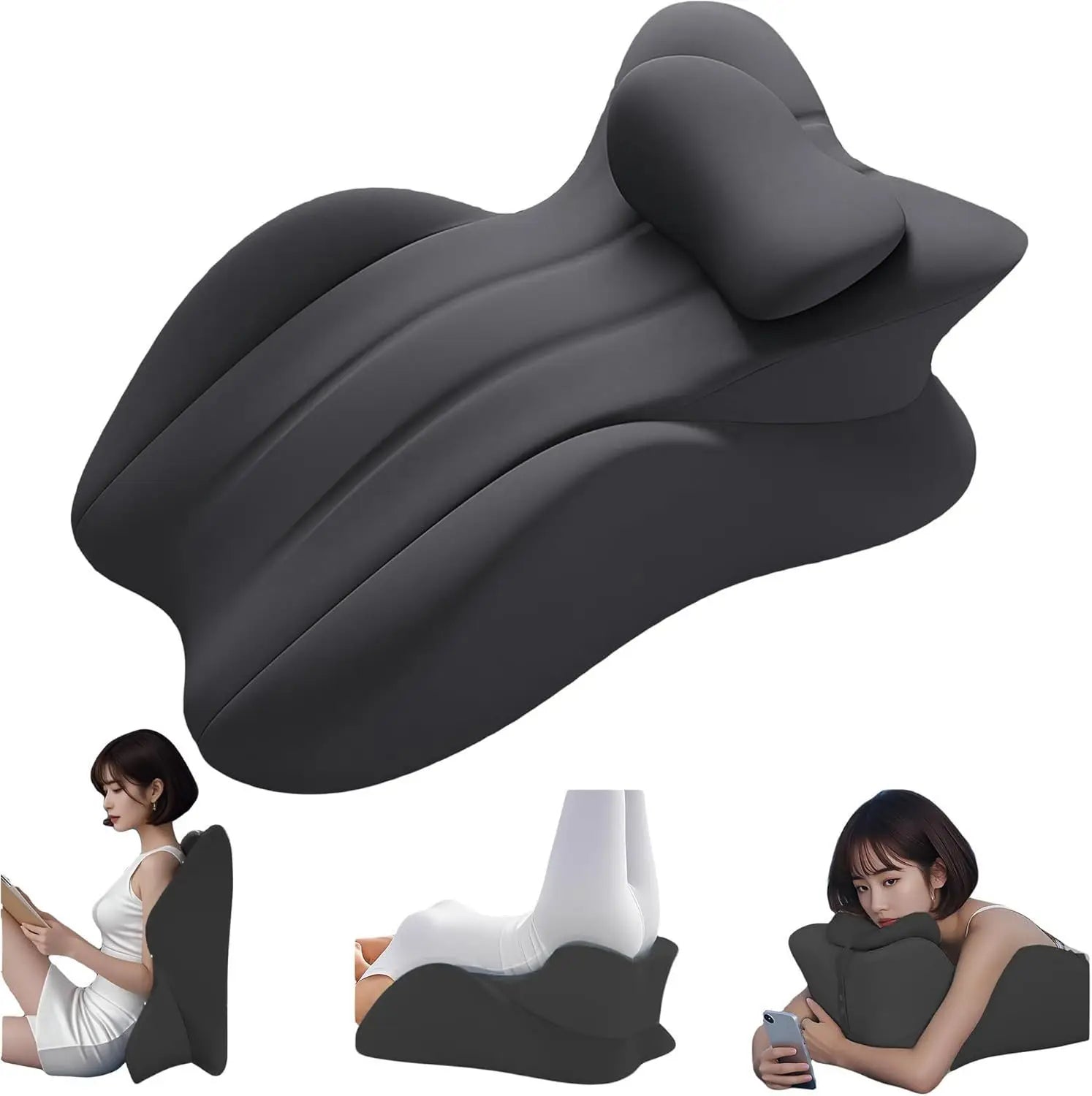 Ergonomic Memory Foam Wedge Pillow – Multi-Position Comfort & Support
